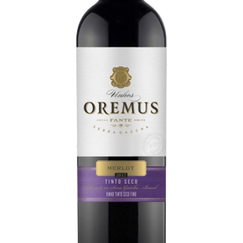 Vinho Oremus Merlot Tinto 750 ML - Ingá Vinhos Finos