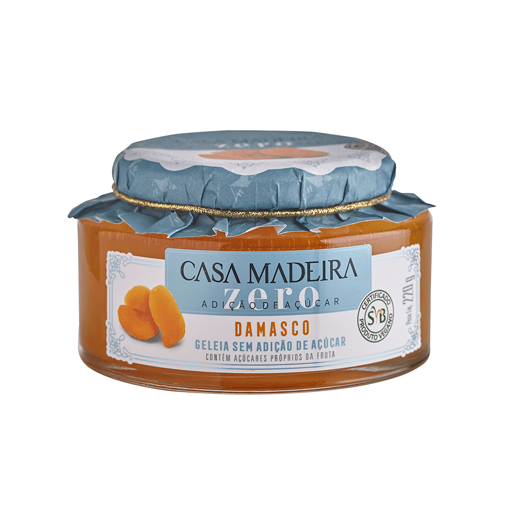 Geleia Gourmet de Damasco com Pedaços de Fruta 240g Casa Madeira -  Equilibrio Natural