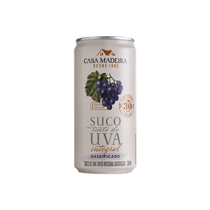 Suco de Uva Casa Madeira Gaseificado Lata 269ML