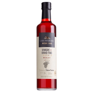 Vinagre Casa Madeira de Vinho Fino Merlot Tinto 500 ml