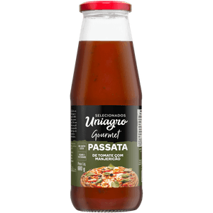 Passata de Tomate com Manjericão Uniagro Selecionados Gourmet 680 g